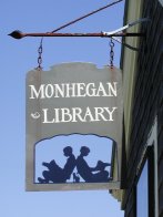 Library. Monhegan, Maine.